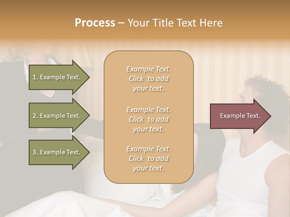 Couple In Bed While An Angry Woman Stand Next To The Bed PowerPoint Template