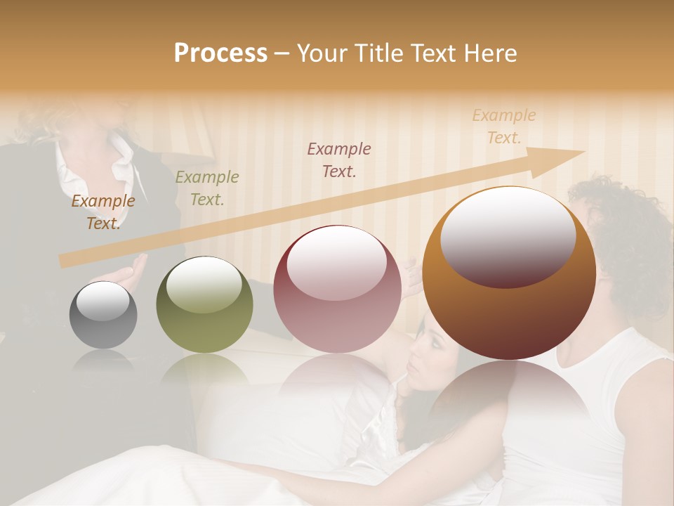 Couple In Bed While An Angry Woman Stand Next To The Bed PowerPoint Template