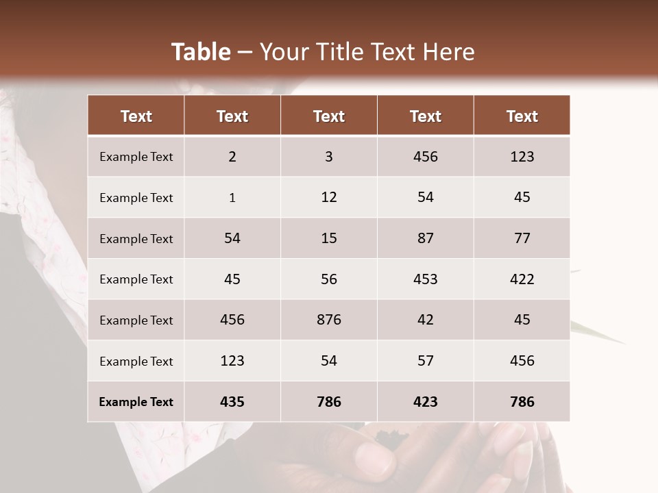 A Pretty Business Woman Holding A Growing Plant PowerPoint Template