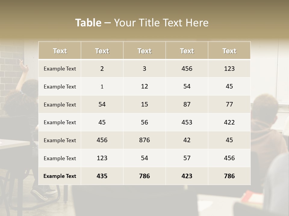 Adult Education Class Raising Hands To Ask Questions. PowerPoint Template