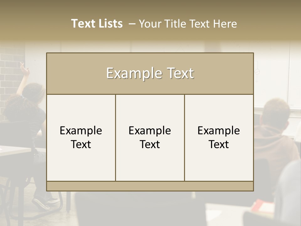 Adult Education Class Raising Hands To Ask Questions. PowerPoint Template