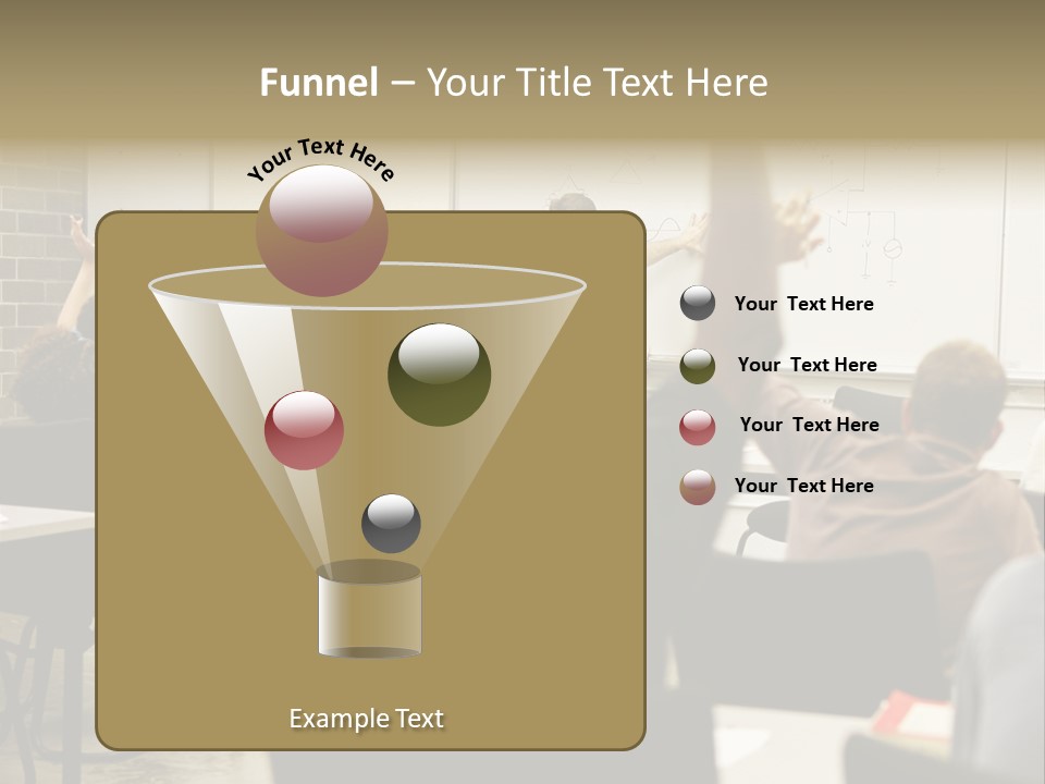 Adult Education Class Raising Hands To Ask Questions. PowerPoint Template