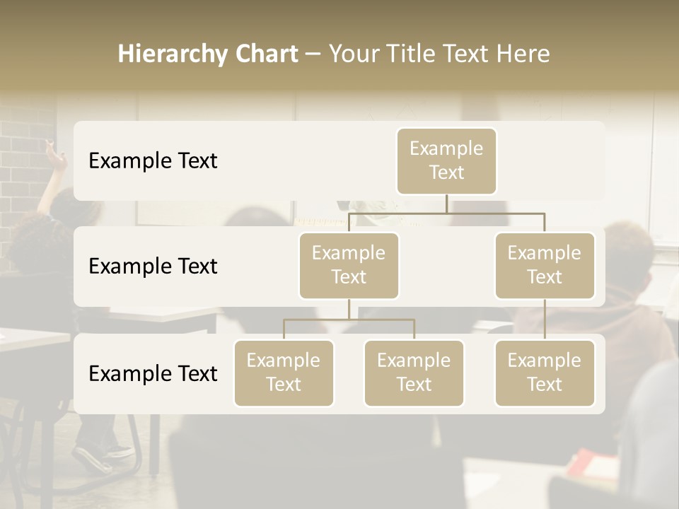 Adult Education Class Raising Hands To Ask Questions. PowerPoint Template