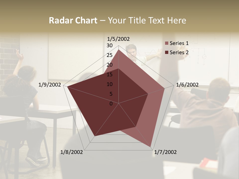 Adult Education Class Raising Hands To Ask Questions. PowerPoint Template