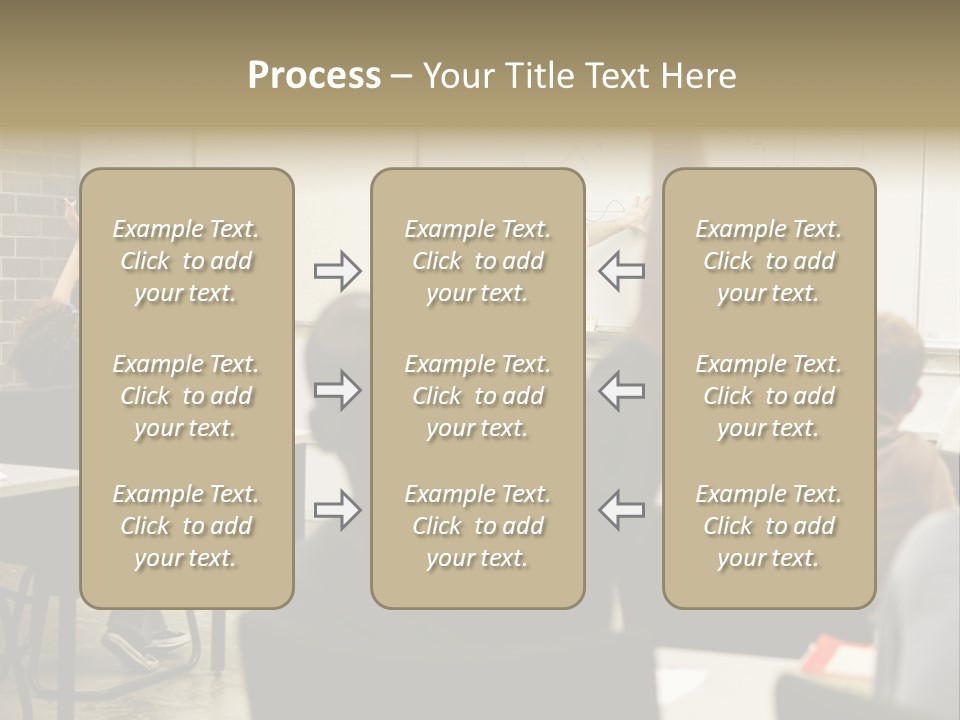 Adult Education Class Raising Hands To Ask Questions. PowerPoint Template