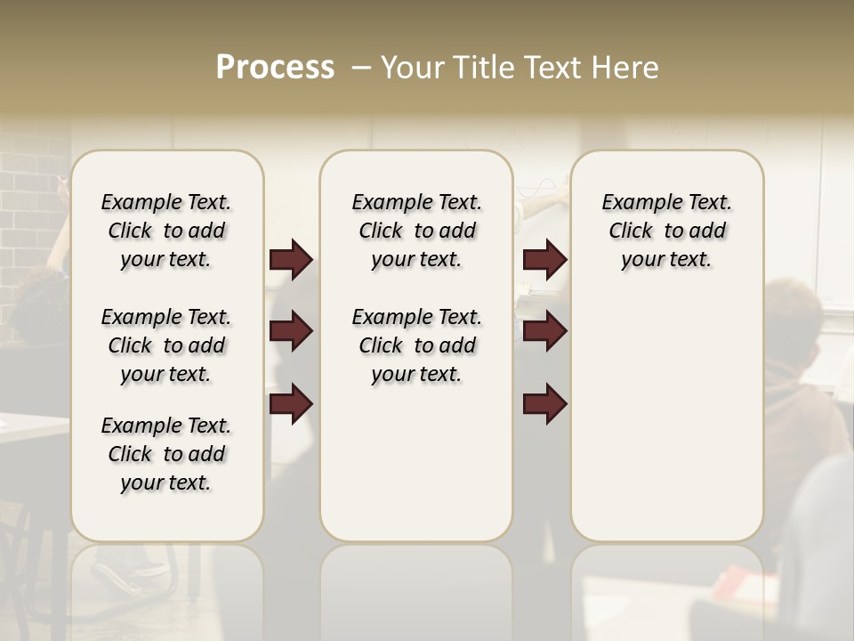 Adult Education Class Raising Hands To Ask Questions. PowerPoint Template