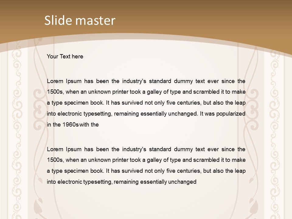 Decorative Frame, Vector Illustration Stock Vector Illustration: PowerPoint Template