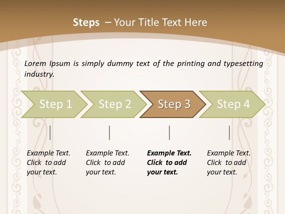 Decorative Frame, Vector Illustration Stock Vector Illustration: PowerPoint Template