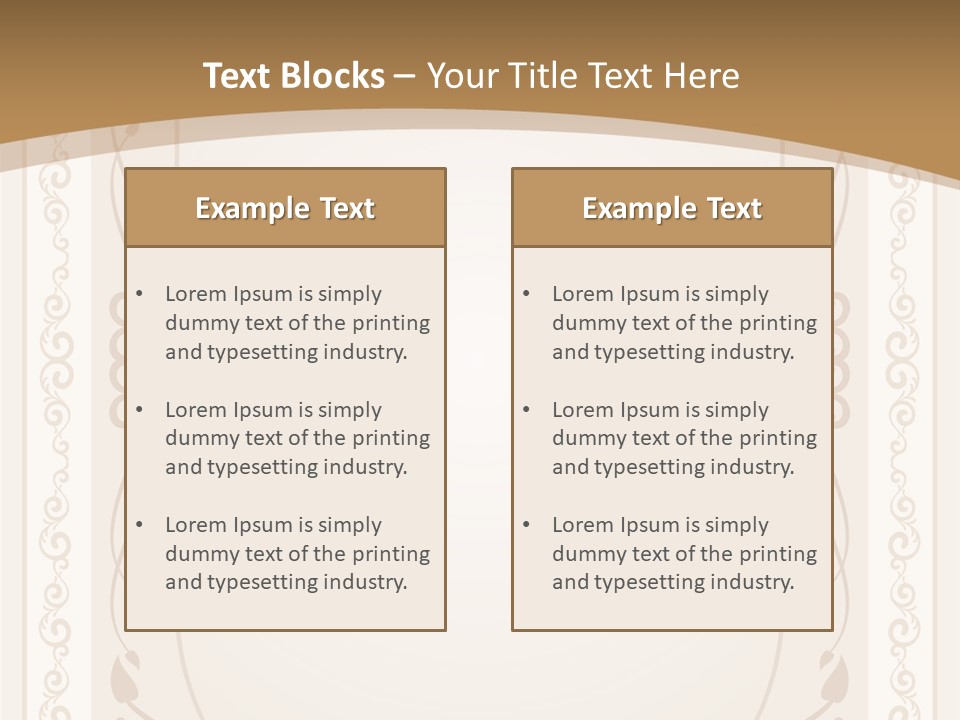 Decorative Frame, Vector Illustration Stock Vector Illustration: PowerPoint Template