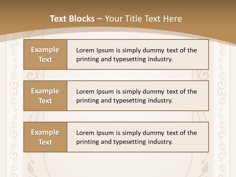 Decorative Frame, Vector Illustration Stock Vector Illustration: PowerPoint Template