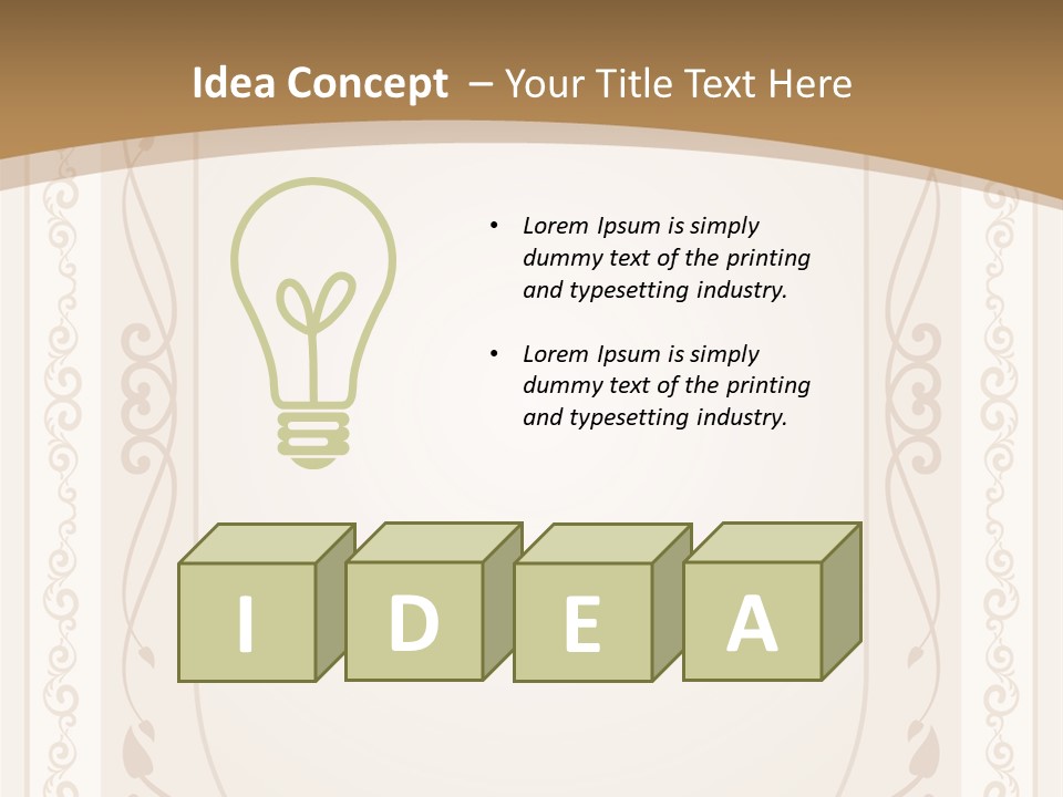 Decorative Frame, Vector Illustration Stock Vector Illustration: PowerPoint Template