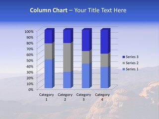 On The Summit Of Peak PowerPoint Template