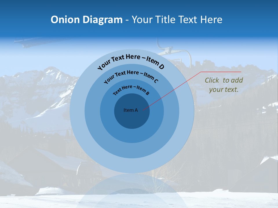 A Group Of People Riding A Ski Lift Over A Snow Covered Mountain PowerPoint Template