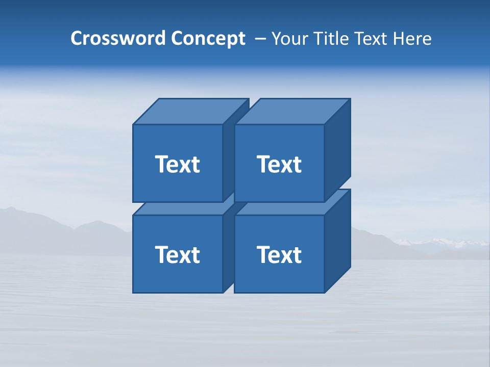Southeastern Alaska Waters Along The Inside Passage PowerPoint Template