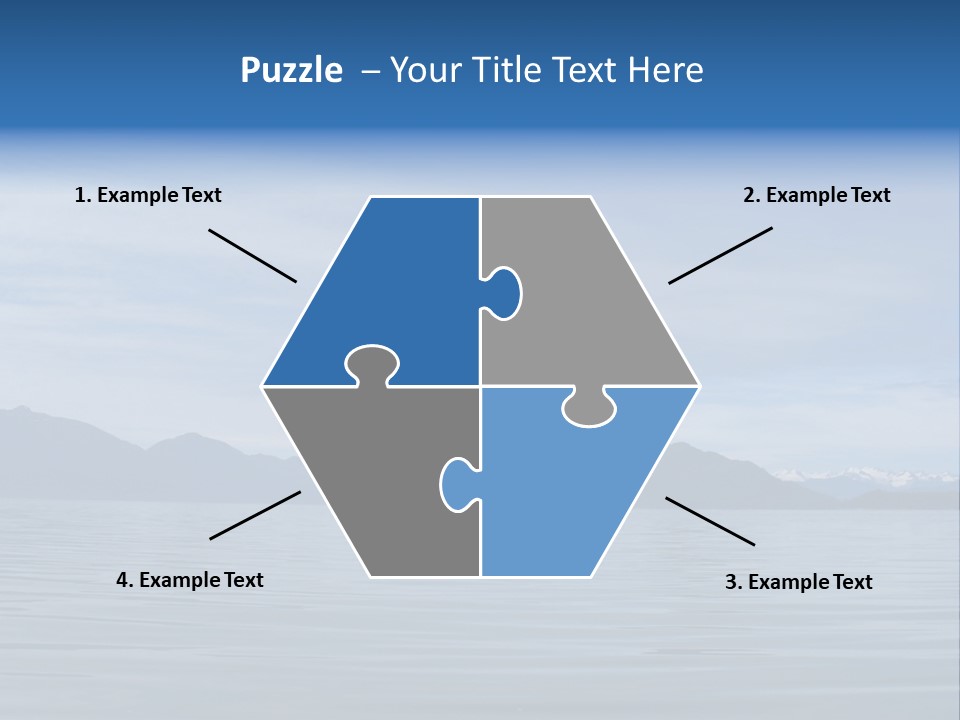 Southeastern Alaska Waters Along The Inside Passage PowerPoint Template