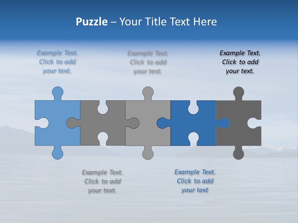 Southeastern Alaska Waters Along The Inside Passage PowerPoint Template