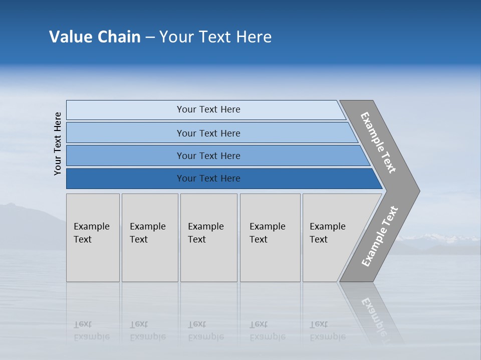 Southeastern Alaska Waters Along The Inside Passage PowerPoint Template