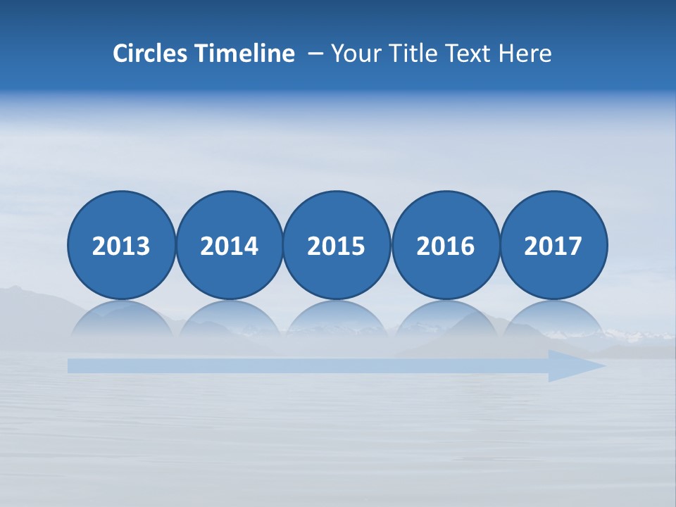 Southeastern Alaska Waters Along The Inside Passage PowerPoint Template