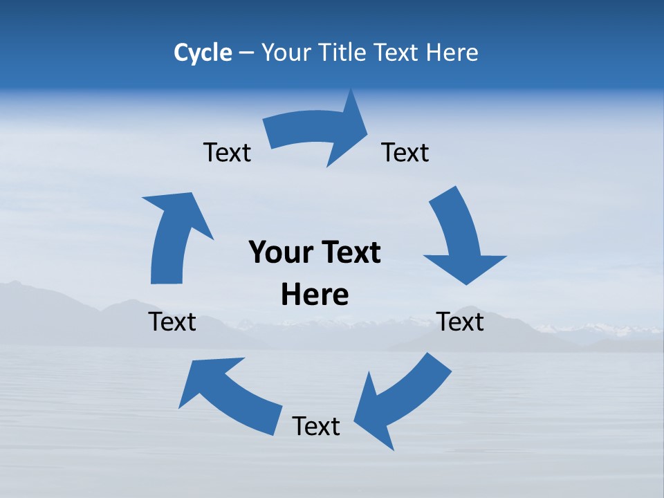 Southeastern Alaska Waters Along The Inside Passage PowerPoint Template