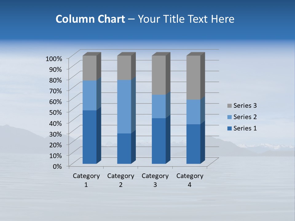 Southeastern Alaska Waters Along The Inside Passage PowerPoint Template