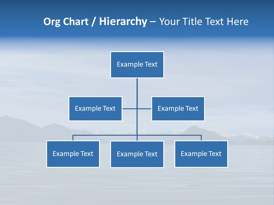 Southeastern Alaska Waters Along The Inside Passage PowerPoint Template