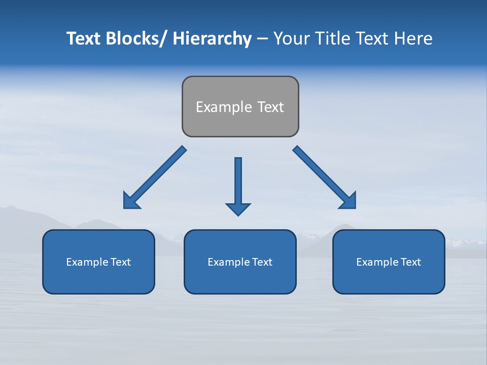 Southeastern Alaska Waters Along The Inside Passage PowerPoint Template