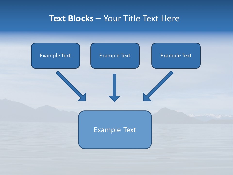 Southeastern Alaska Waters Along The Inside Passage PowerPoint Template