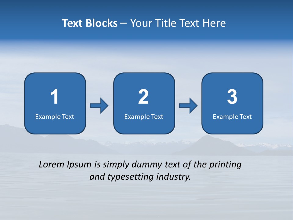Southeastern Alaska Waters Along The Inside Passage PowerPoint Template