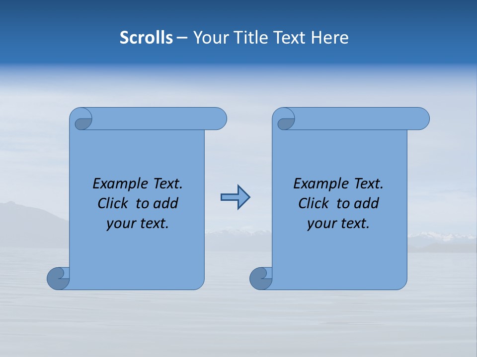 Southeastern Alaska Waters Along The Inside Passage PowerPoint Template
