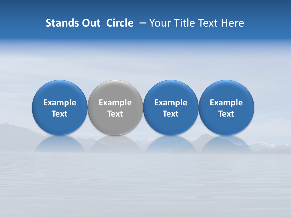 Southeastern Alaska Waters Along The Inside Passage PowerPoint Template