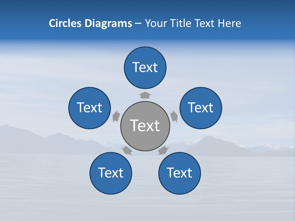 Southeastern Alaska Waters Along The Inside Passage PowerPoint Template