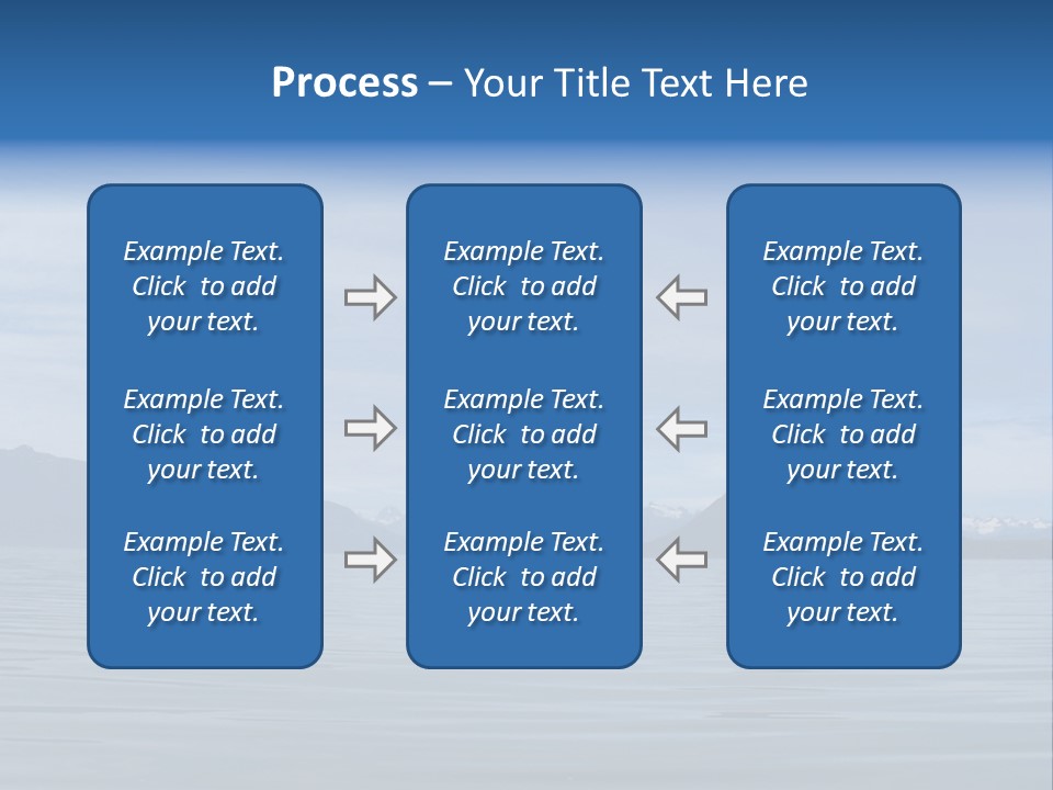Southeastern Alaska Waters Along The Inside Passage PowerPoint Template