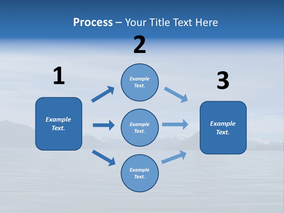 Southeastern Alaska Waters Along The Inside Passage PowerPoint Template