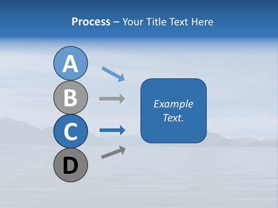 Southeastern Alaska Waters Along The Inside Passage PowerPoint Template