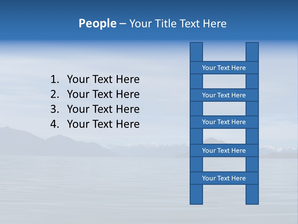 Southeastern Alaska Waters Along The Inside Passage PowerPoint Template