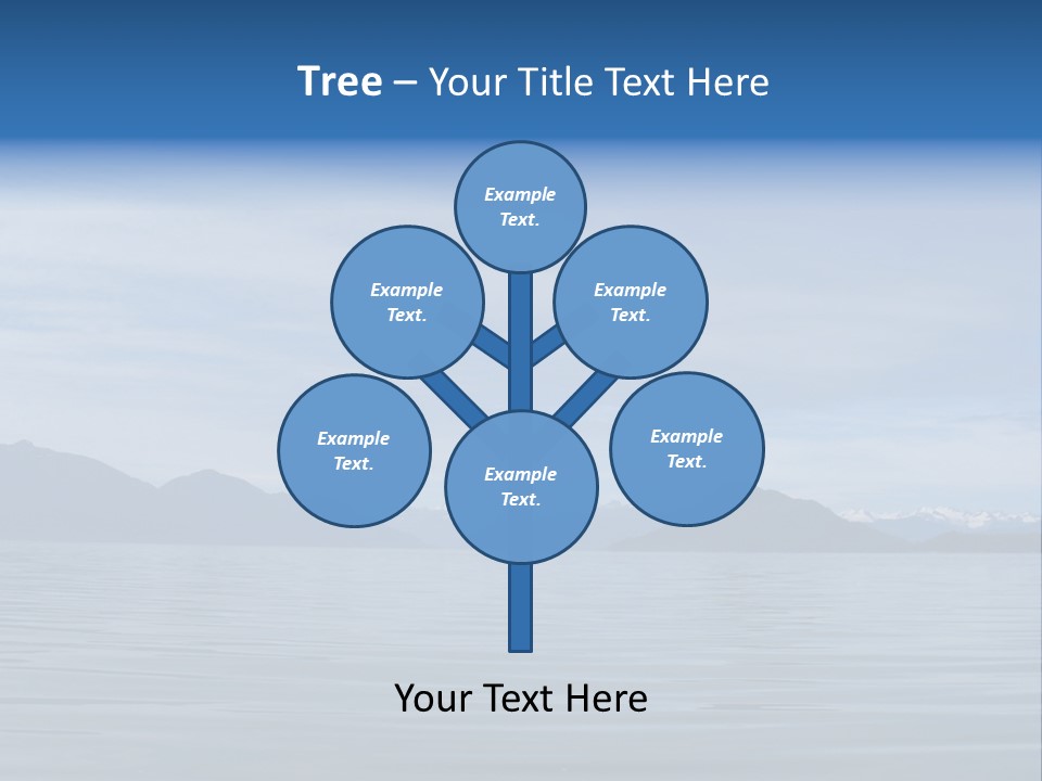 Southeastern Alaska Waters Along The Inside Passage PowerPoint Template