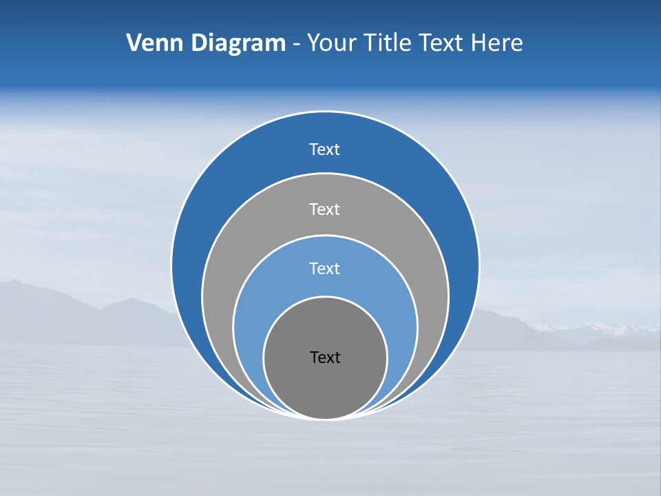 Southeastern Alaska Waters Along The Inside Passage PowerPoint Template