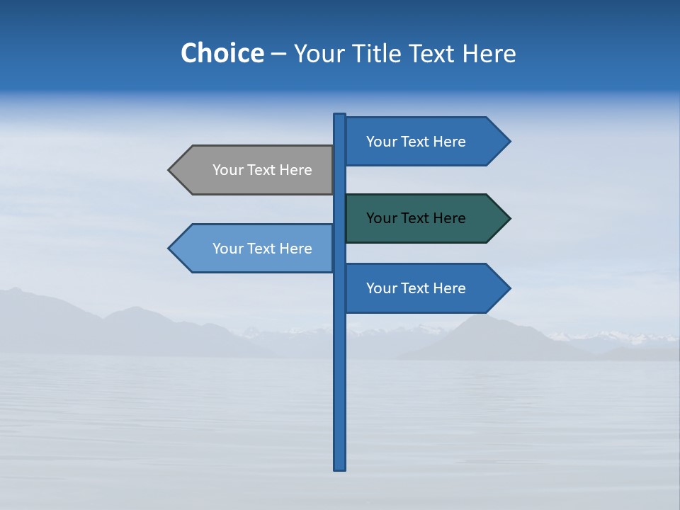 Southeastern Alaska Waters Along The Inside Passage PowerPoint Template