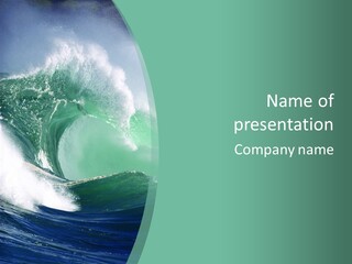 Crashing Wave PowerPoint Template