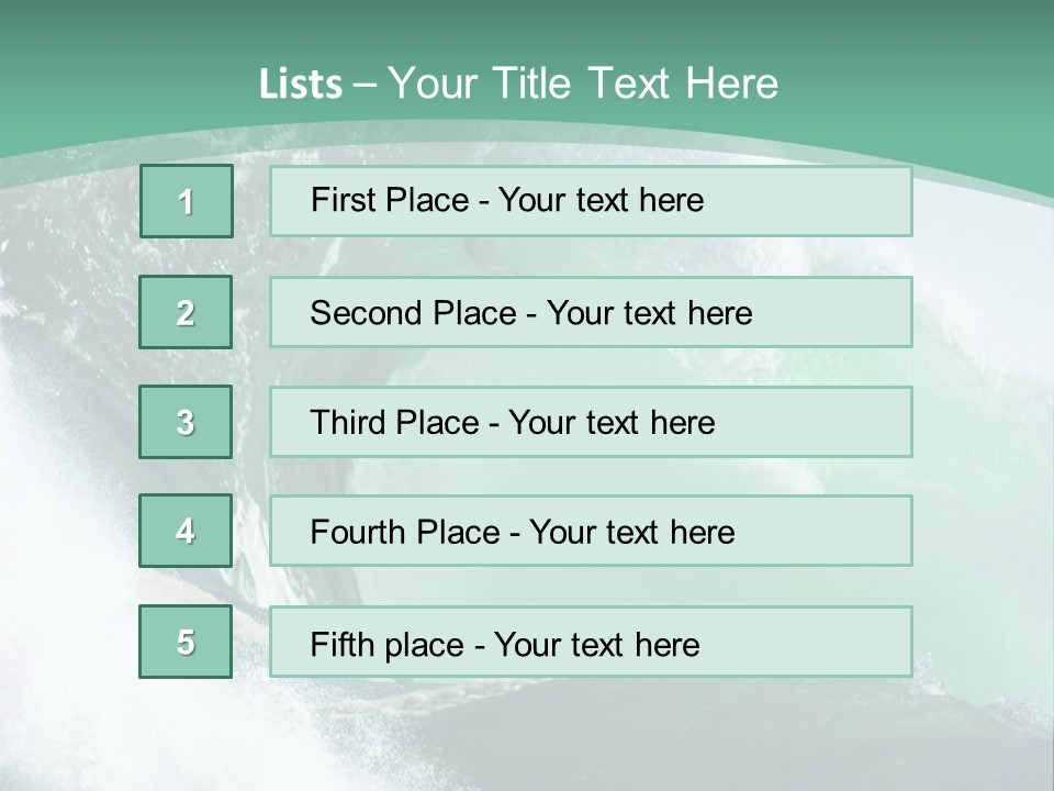 Crashing Wave PowerPoint Template