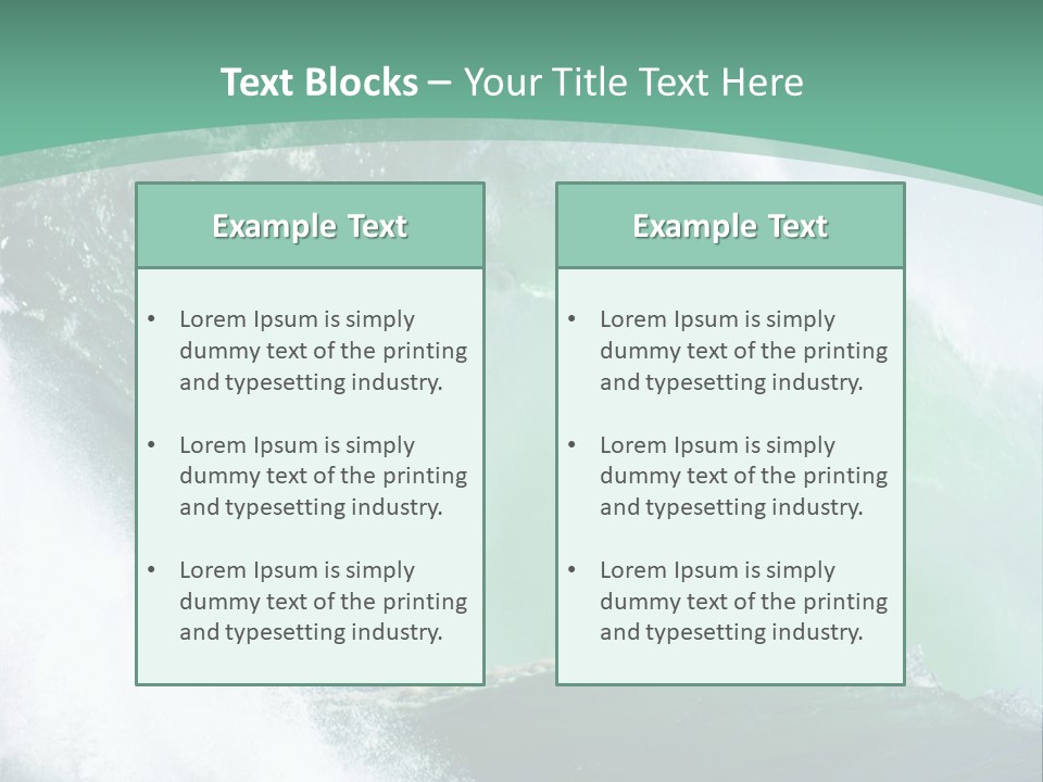 Crashing Wave PowerPoint Template