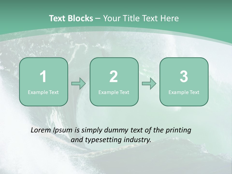 Crashing Wave PowerPoint Template