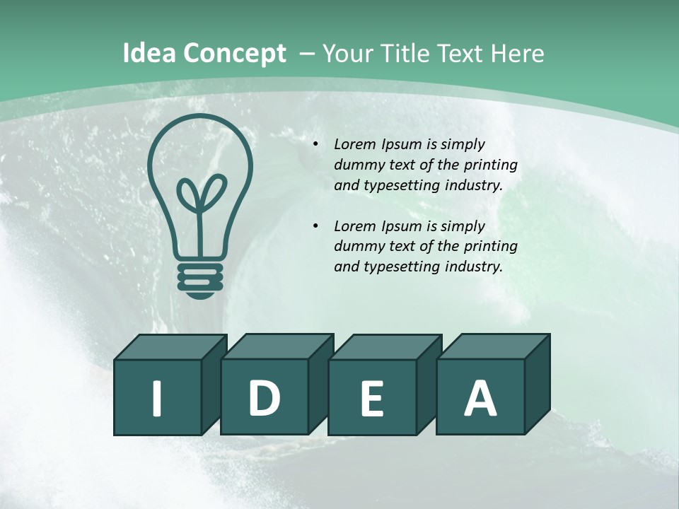 Crashing Wave PowerPoint Template