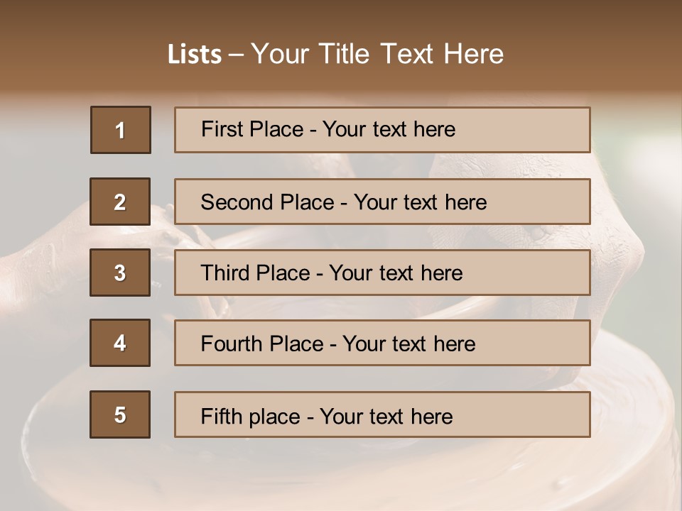 A Potters Hands Guiding A Child Hands To Help Him To Work With The Ceramic Wheel See Similar Photos In My Portfolio. PowerPoint Template