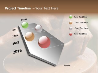 A Potters Hands Guiding A Child Hands To Help Him To Work With The Ceramic Wheel See Similar Photos In My Portfolio. PowerPoint Template