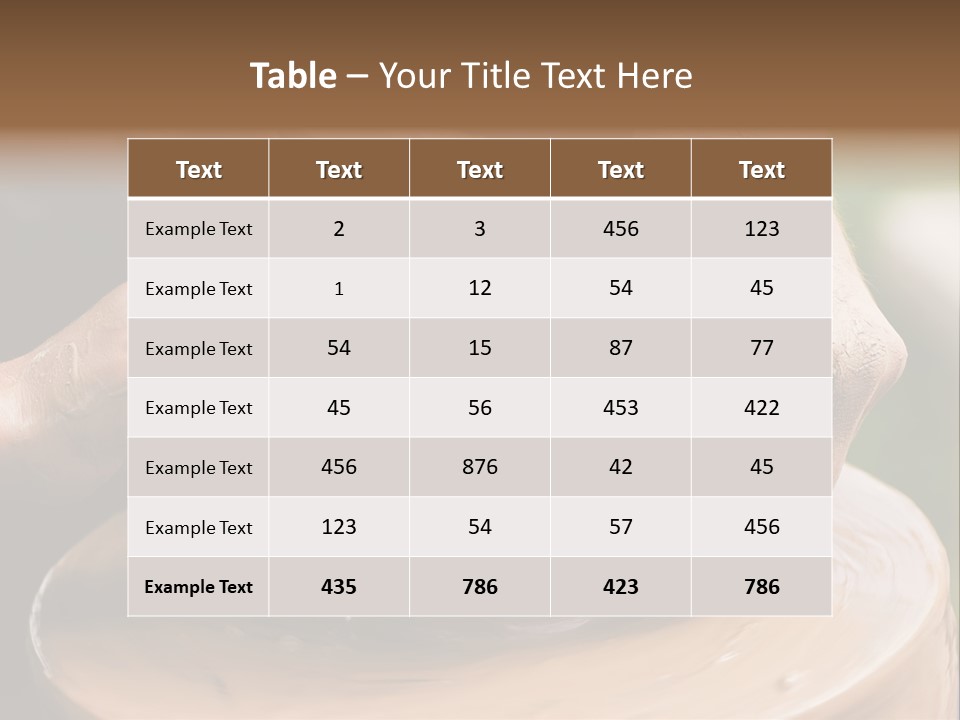 A Potters Hands Guiding A Child Hands To Help Him To Work With The Ceramic Wheel See Similar Photos In My Portfolio. PowerPoint Template