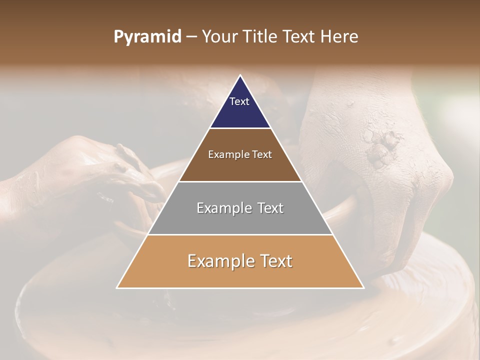 A Potters Hands Guiding A Child Hands To Help Him To Work With The Ceramic Wheel See Similar Photos In My Portfolio. PowerPoint Template