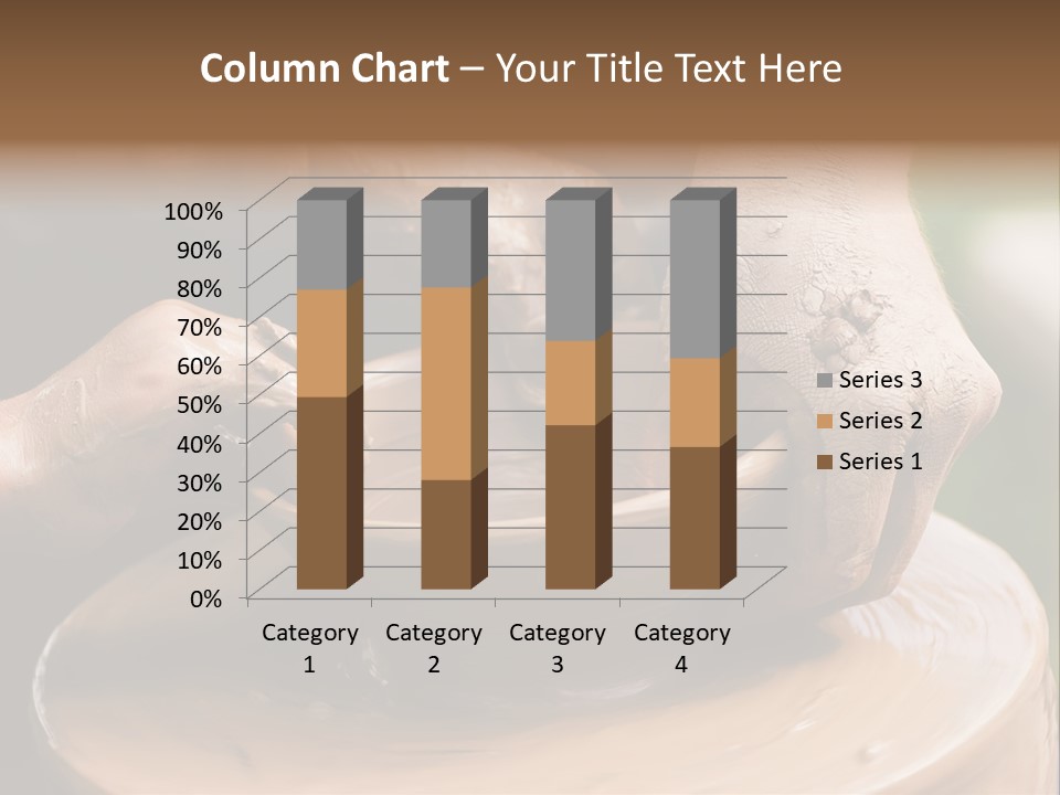 A Potters Hands Guiding A Child Hands To Help Him To Work With The Ceramic Wheel See Similar Photos In My Portfolio. PowerPoint Template