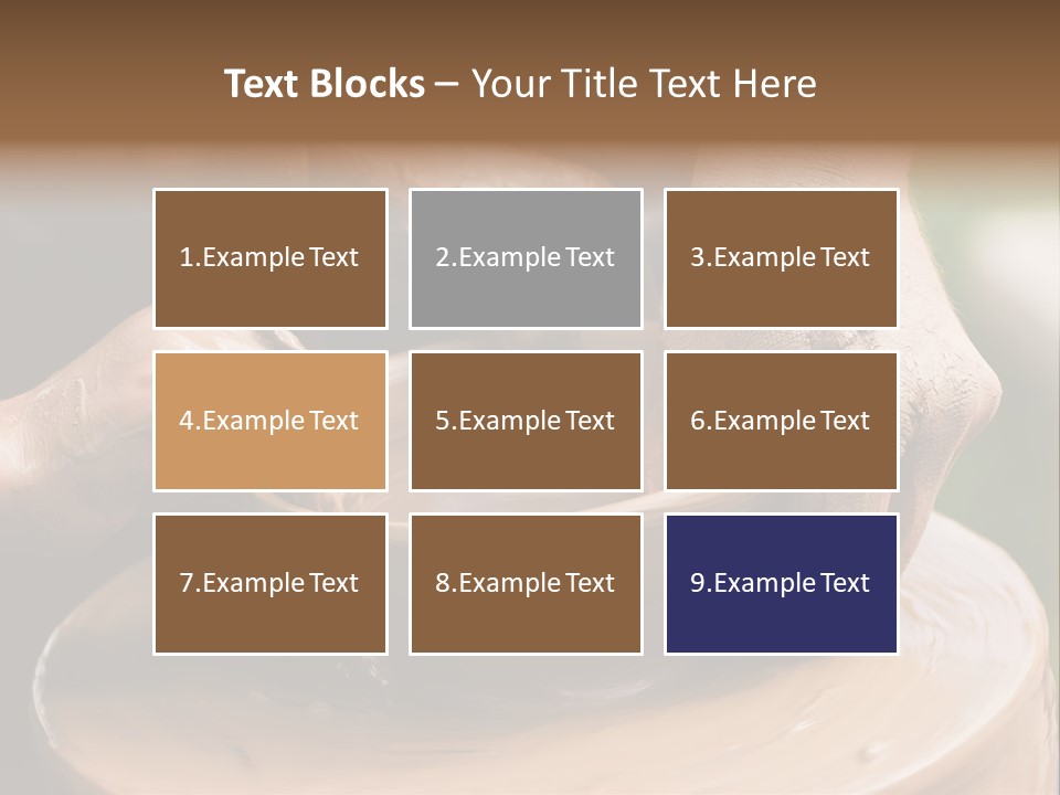 A Potters Hands Guiding A Child Hands To Help Him To Work With The Ceramic Wheel See Similar Photos In My Portfolio. PowerPoint Template