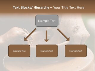 A Potters Hands Guiding A Child Hands To Help Him To Work With The Ceramic Wheel See Similar Photos In My Portfolio. PowerPoint Template